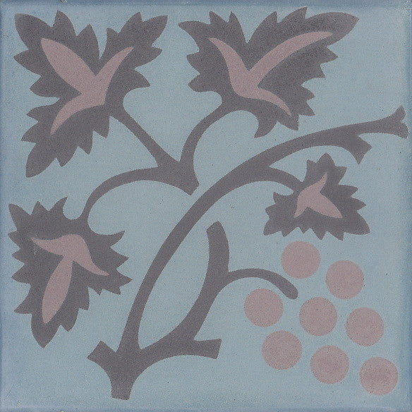 cementtile carreau ciment Bacchus bleu 20x20 /C21 C22 C28