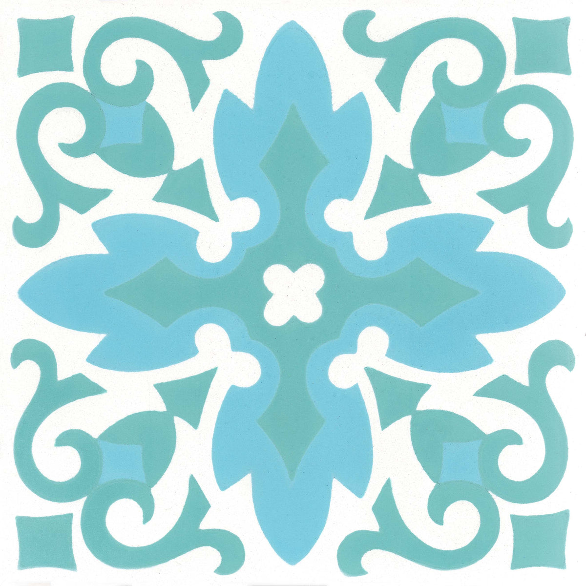 Juliette turquoise 20x20