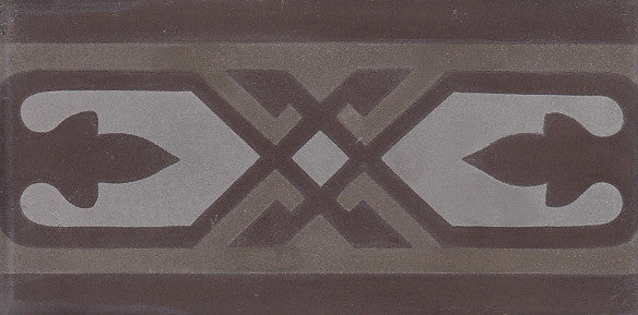 cementtile carreau ciment Dina Frise taupe FR10x20 /C2 C19 C609