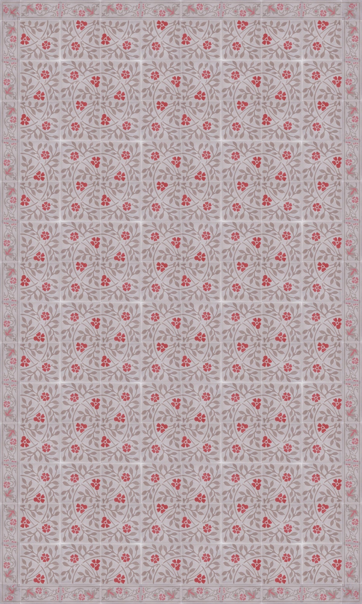 Roseline Corner red 10x10