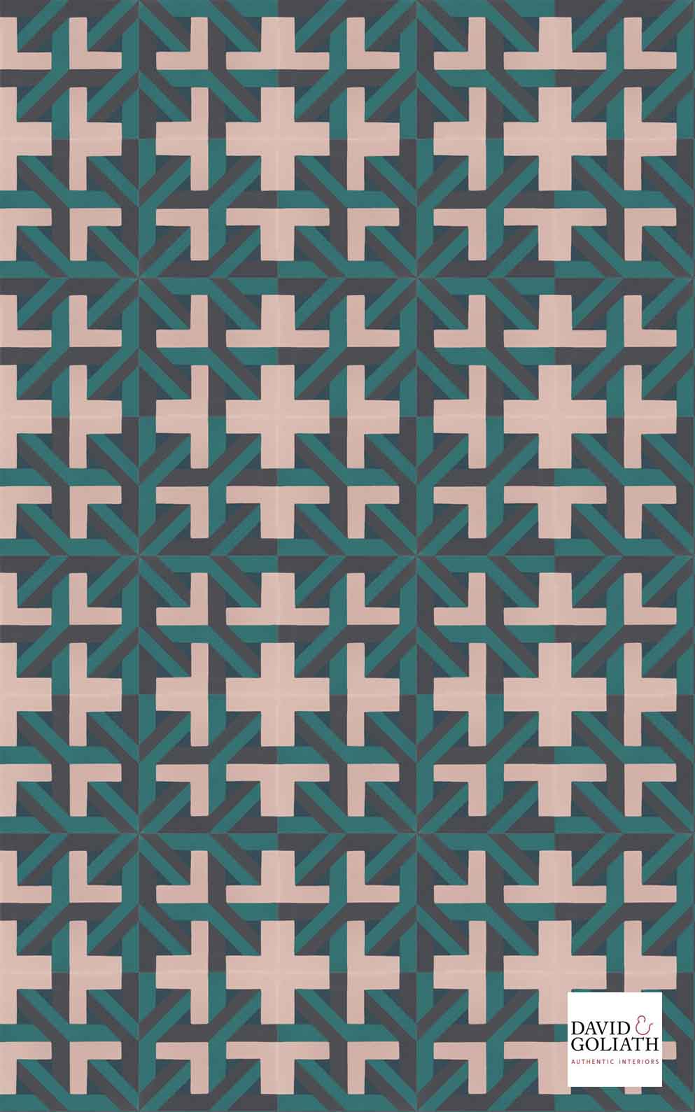 Ernest Turquoise 20x20
