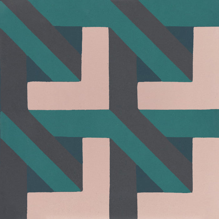 Ernest Turquoise 20x20