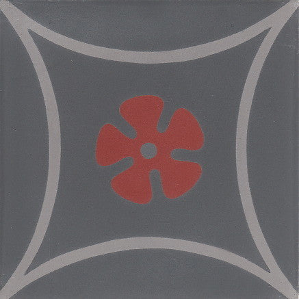 cementtile carreau ciment Salomon antracithe 15x15 /C2 C4 C112