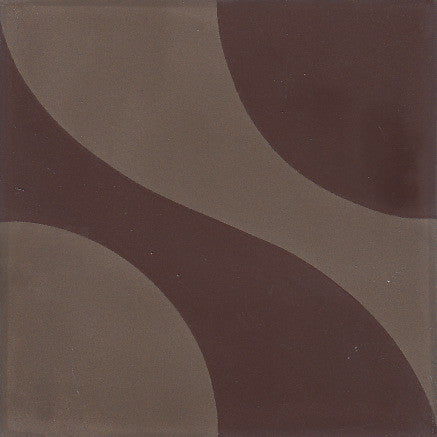 cementtile carreau ciment Vincent chocolat 15x15 /C19 C609