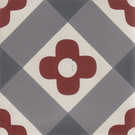 cementtile carreau ciment Violette 20x20 /C1 C2 C4 C112