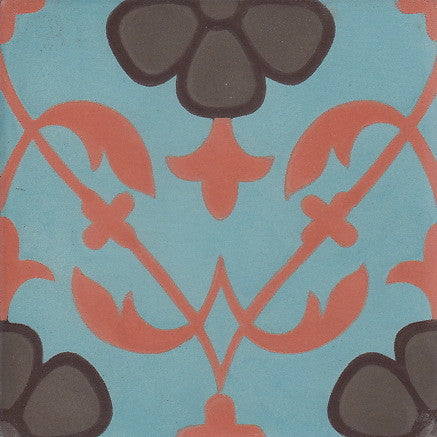 cementtile carreau ciment Olga 15x15 /C11 C19 C38 C609
