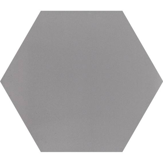 cementtile carreau ciment UNI C2 Steelgrey  HEX20 /C2