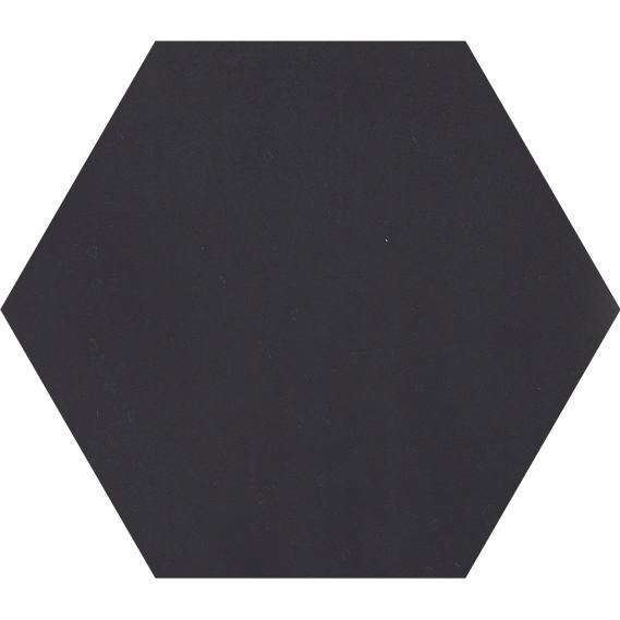 cementtile carreau ciment UNI C3 Black HEX20 /C3