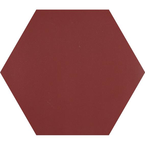 cementtile carreau ciment UNI C4 Old Red HEX20 /C4