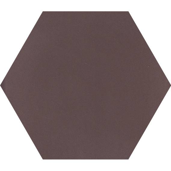 cementtile carreau ciment UNI C22 Aubergine HEX20 /C22