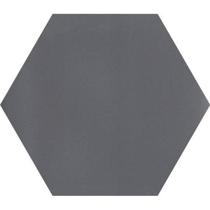 cementtile carreau ciment UNI C112 Anthracite HEX20 /C112