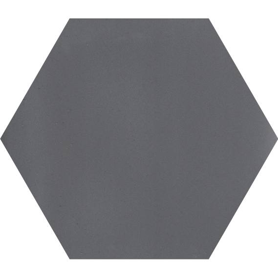 cementtile carreau ciment UNI C112 Anthracite HEX15 /C112