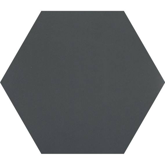 cementtile carreau ciment UNI C420 Green Anthracite HEX20 /C420