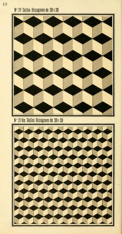 Esher bleu HEX15