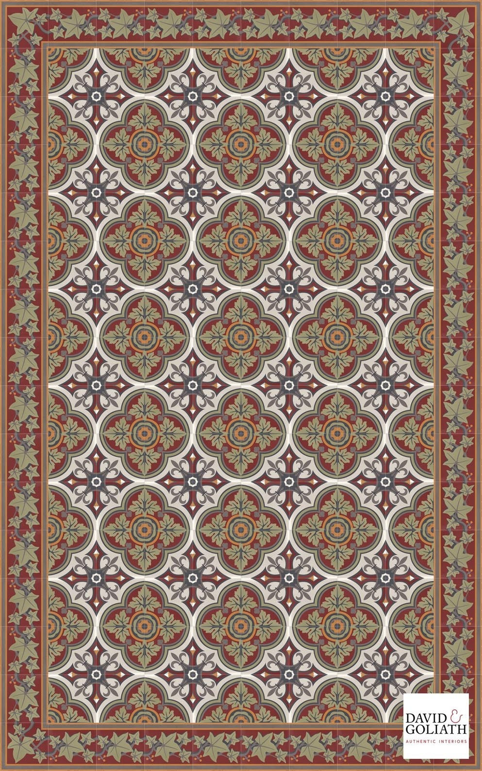 Bertus olive Frise 20x20